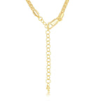 Sterling Silver 3mm Round Coriana Chain - Gold Plated - Johnny Dang & Co