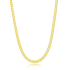 Sterling Silver 3mm Franco Chain (100 Gauge) - Gold Plated - Johnny Dang & Co