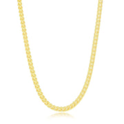 Sterling Silver 3mm Franco Chain (100 Gauge) - Gold Plated - Johnny Dang & Co