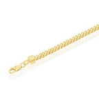 Sterling Silver 3mm Franco Chain (100 Gauge) - Gold Plated - Johnny Dang & Co