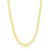 Sterling Silver 3mm Franco Chain (100 Gauge) - Gold Plated - Johnny Dang & Co