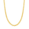 Sterling Silver 3mm Round Box Chain - Gold Plated - Johnny Dang & Co