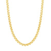 Sterling Silver 3mm Round Box Chain - Gold Plated - Johnny Dang & Co