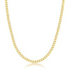 Sterling Silver 3mm Cuban Chain - Gold Plated - Johnny Dang & Co