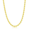 Sterling Silver 4.5mm Loose Rope Chain - Gold Plated - Johnny Dang & Co