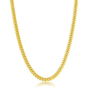 10k Gold 4mm Solid Miami Cuban Chain 20" 22" 24" 10C674 - Johnny Dang & Co