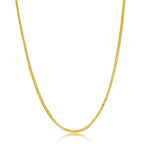 Sterling Silver 1.5mm Franco Chain - Gold Plated - Johnny Dang & Co