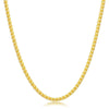 Sterling Silver 2.3mm Franco Chain - Gold Plated - Johnny Dang & Co