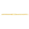 14kt Gold 8 inches Yellow Finish 9.5x47mm(CE).8.4mm(Ch) Polished ID Bracelet with Lobster Clasp - Johnny Dang & Co