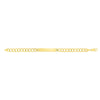 14kt Gold 8.5 inches Yellow Finish 8.3x45.5mm(CE),8.35mm(Ch) Polished Curb ID Bracelet with Lobster Clasp - Johnny Dang & Co