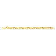14K Gold Tiger Eye Link - Johnny Dang & Co