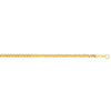 14K Gold 4mm Diamond Cut Round Franco Chain - Johnny Dang & Co