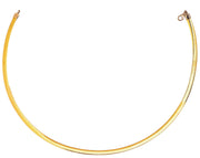 14K & Silver Reversible Omega Basic Chain - Johnny Dang & Co