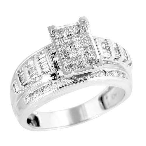 10KW 1.00CTW DIAMOND FANCY RING - Johnny Dang & Co