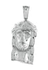 10KW 0.75CTW DIAMOND JESUS HEAD PENDANT - Johnny Dang & Co