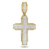 10KY 0.25CTW DIAMOND CROSS PENDANT - Johnny Dang & Co