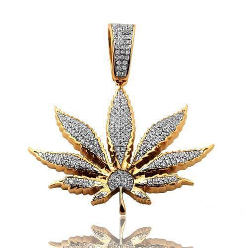10KY 0.55CTW DIAMOND HERBAL MEDICINE PENDANT - Johnny Dang & Co