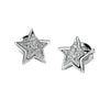 10KW 0.05CTW DIAMOND STAR EARRING - Johnny Dang & Co