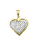 YS 0.25CTW HEART MICRO-PAVE PENDANT - Johnny Dang & Co