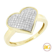 YS 0.25CTW FANCY HEART RING - Johnny Dang & Co