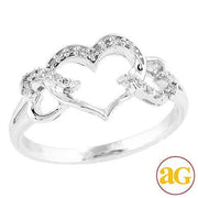SS 0.10CTW DIAMOND FANCY RING - Johnny Dang & Co