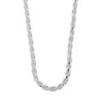 STERLING SILVER 4MM SOLID ROPE CHAIN - Johnny Dang & Co