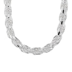 STERLING SILVER 4MM SOLID ROPE CHAIN - Johnny Dang & Co