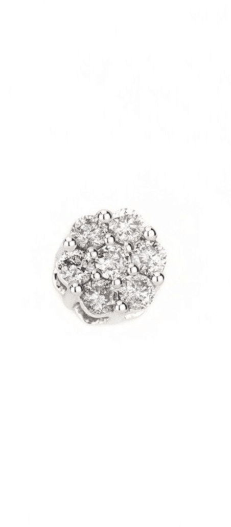 0.8 CTTW Diamond Cluster Earrings - Johnny Dang & Co