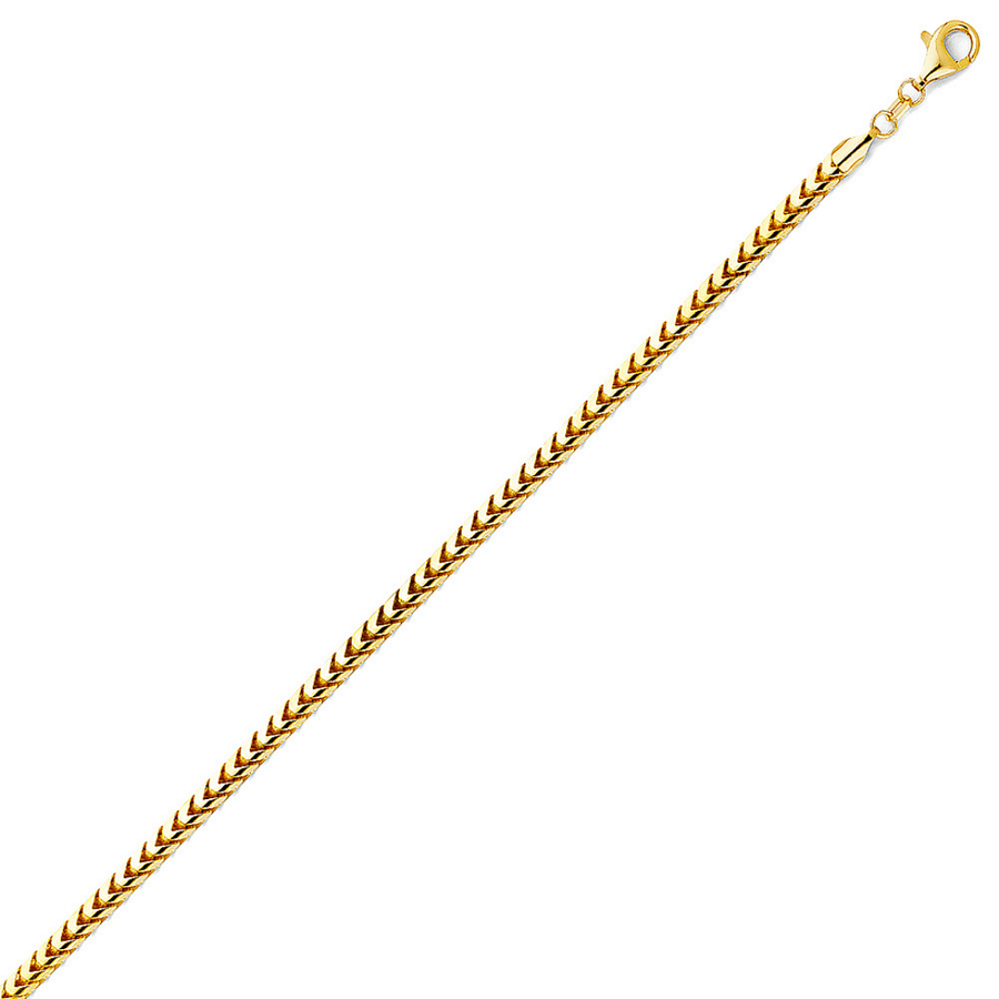 3.3mm Roundish Franco Bracelet - Johnny Dang & Co