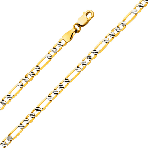 3.1mm Fancy Light Figaro 3+1 Chain