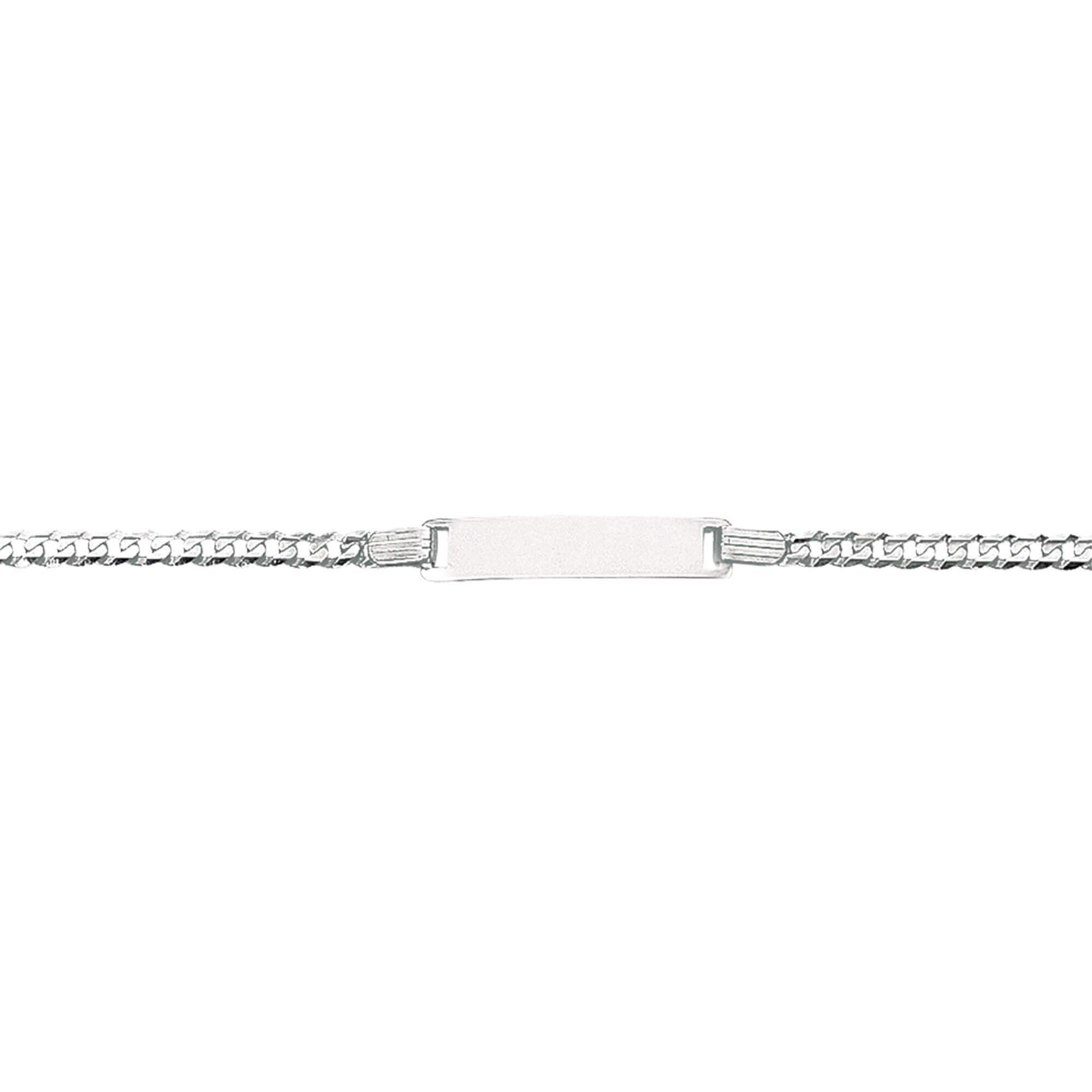 Kids 14kt 6 inches Gold Shiny Curb Link ID Bracelet with Lobster Clasp - Johnny Dang & Co