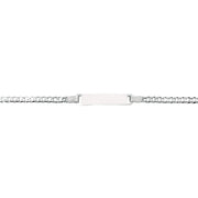 Kids 14kt 6 inches Gold Shiny Curb Link ID Bracelet with Lobster Clasp - Johnny Dang & Co