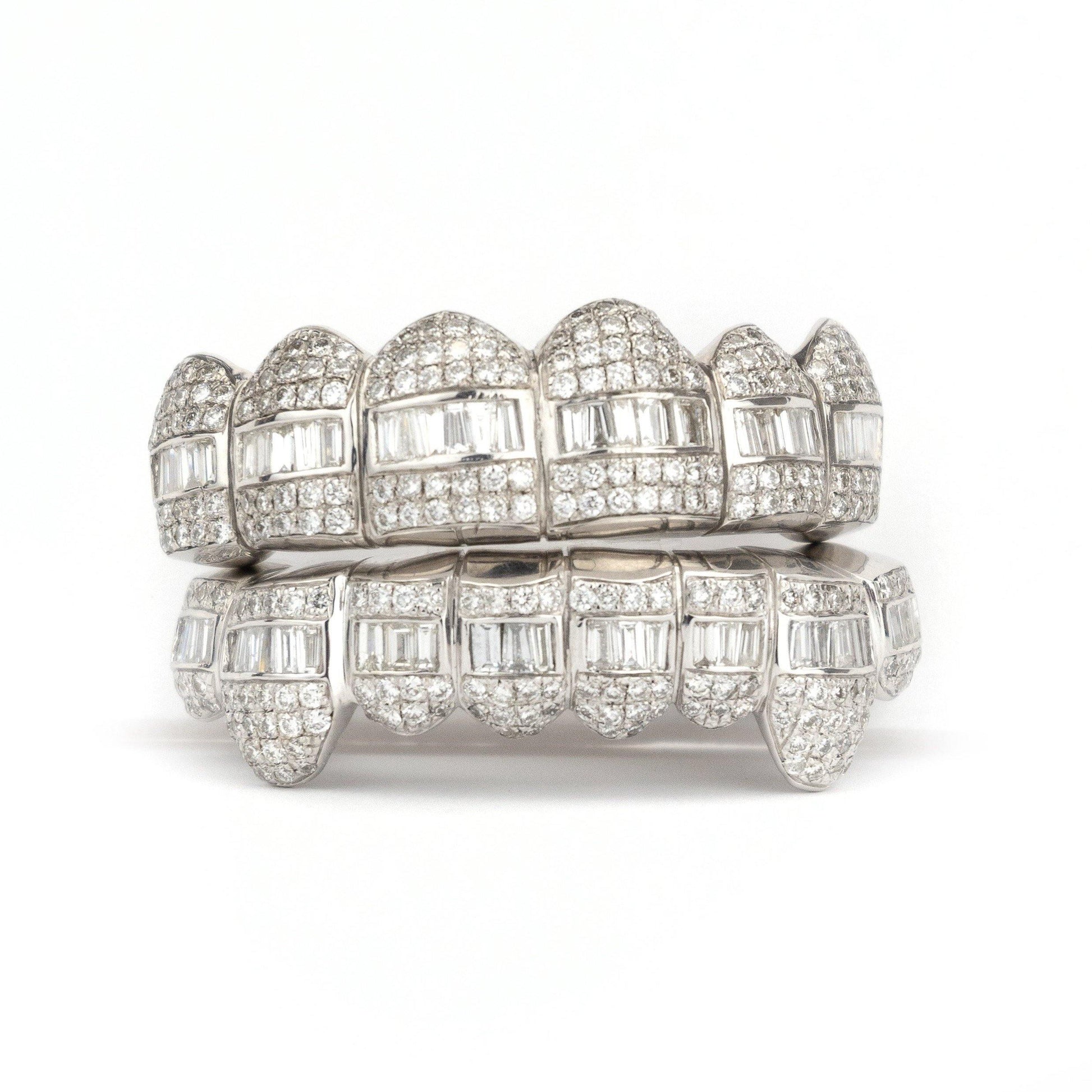 18K VVS Hybrid Diamond Grillz - Johnny Dang & Co