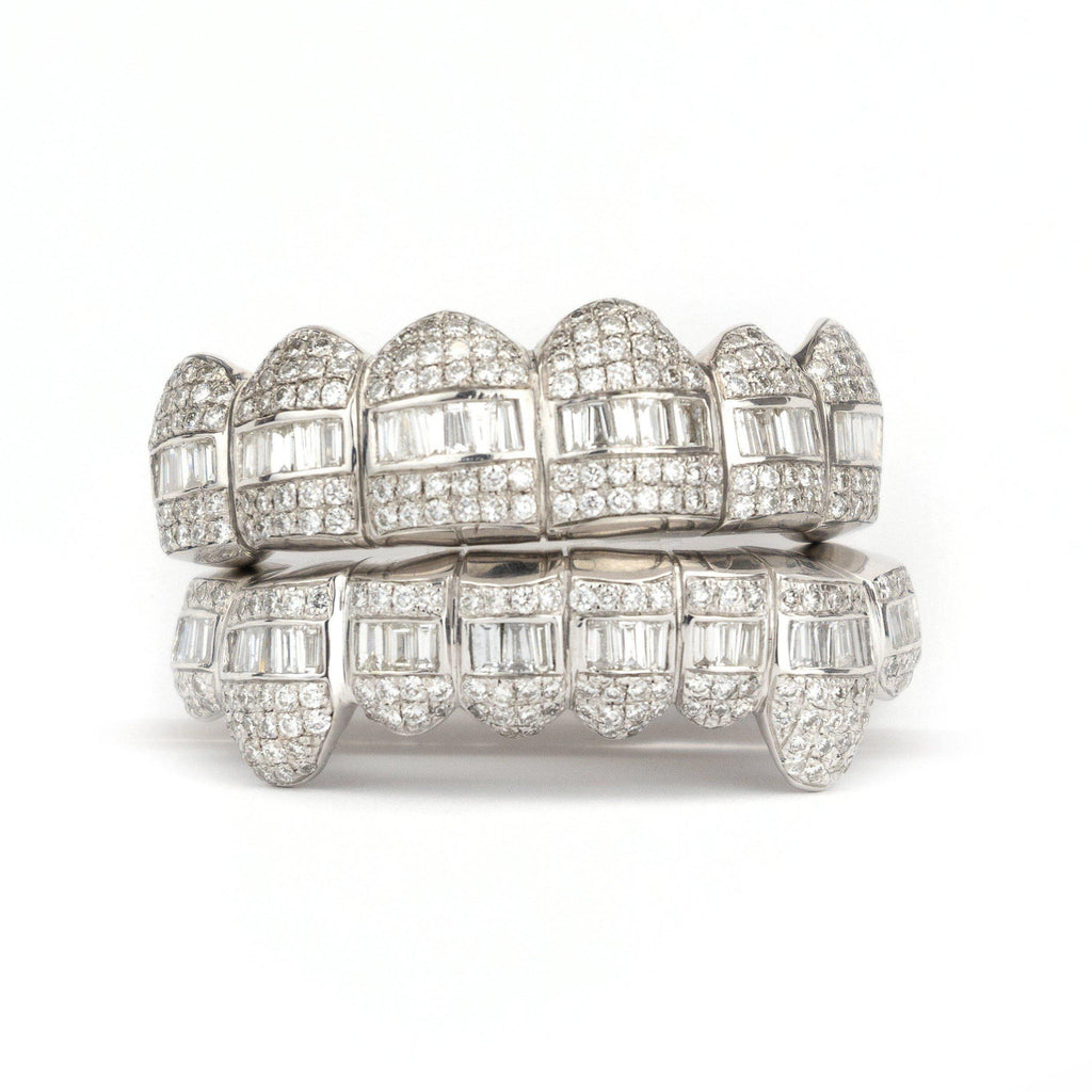 10K SI Hybrid Diamond Grillz - Johnny Dang & Co