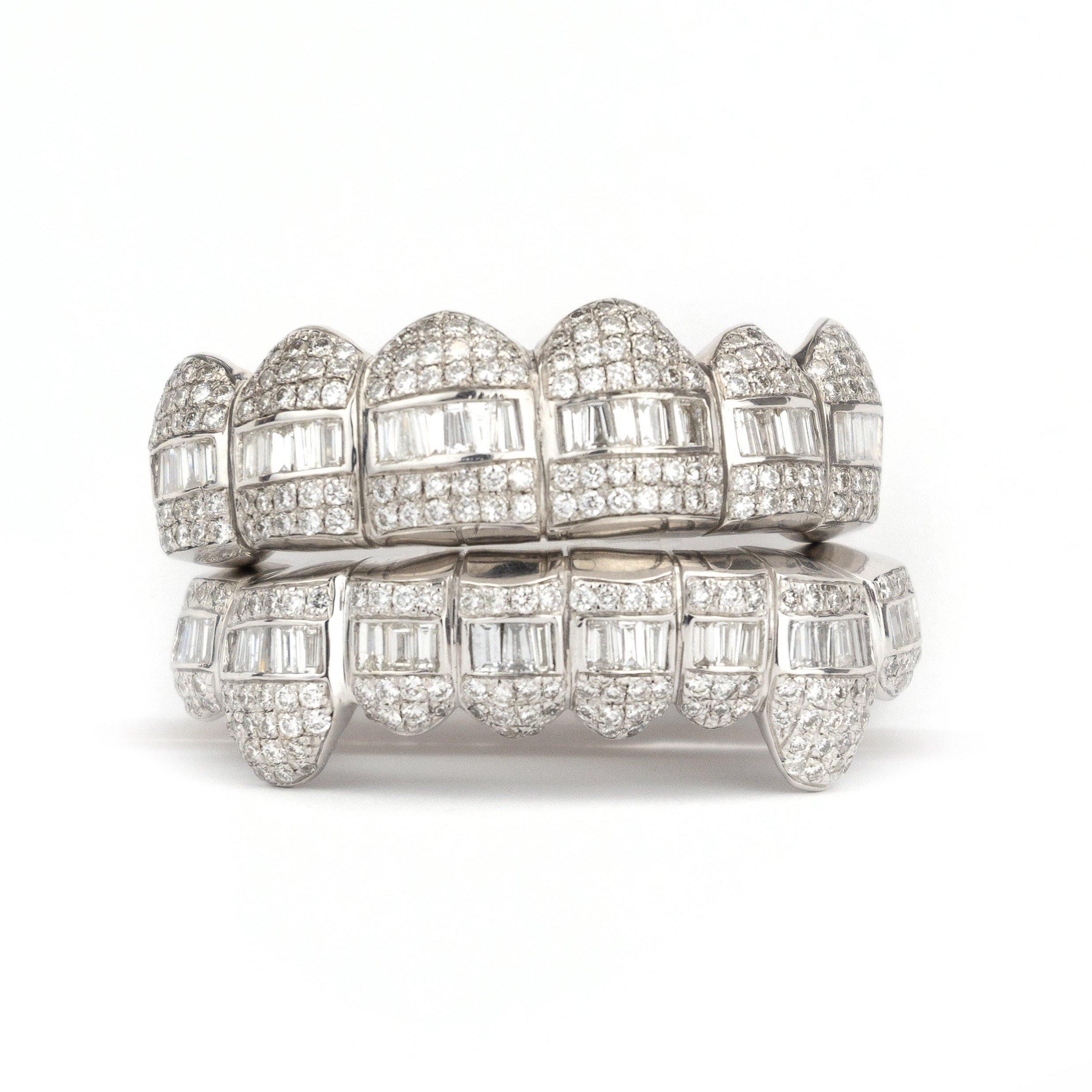 14K VVS Hybrid Diamond Grillz - Johnny Dang & Co