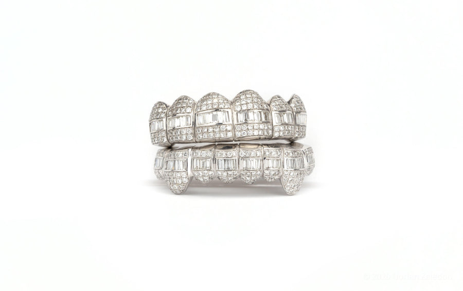 14K VVS Hybrid Diamond Grillz - Johnny Dang & Co
