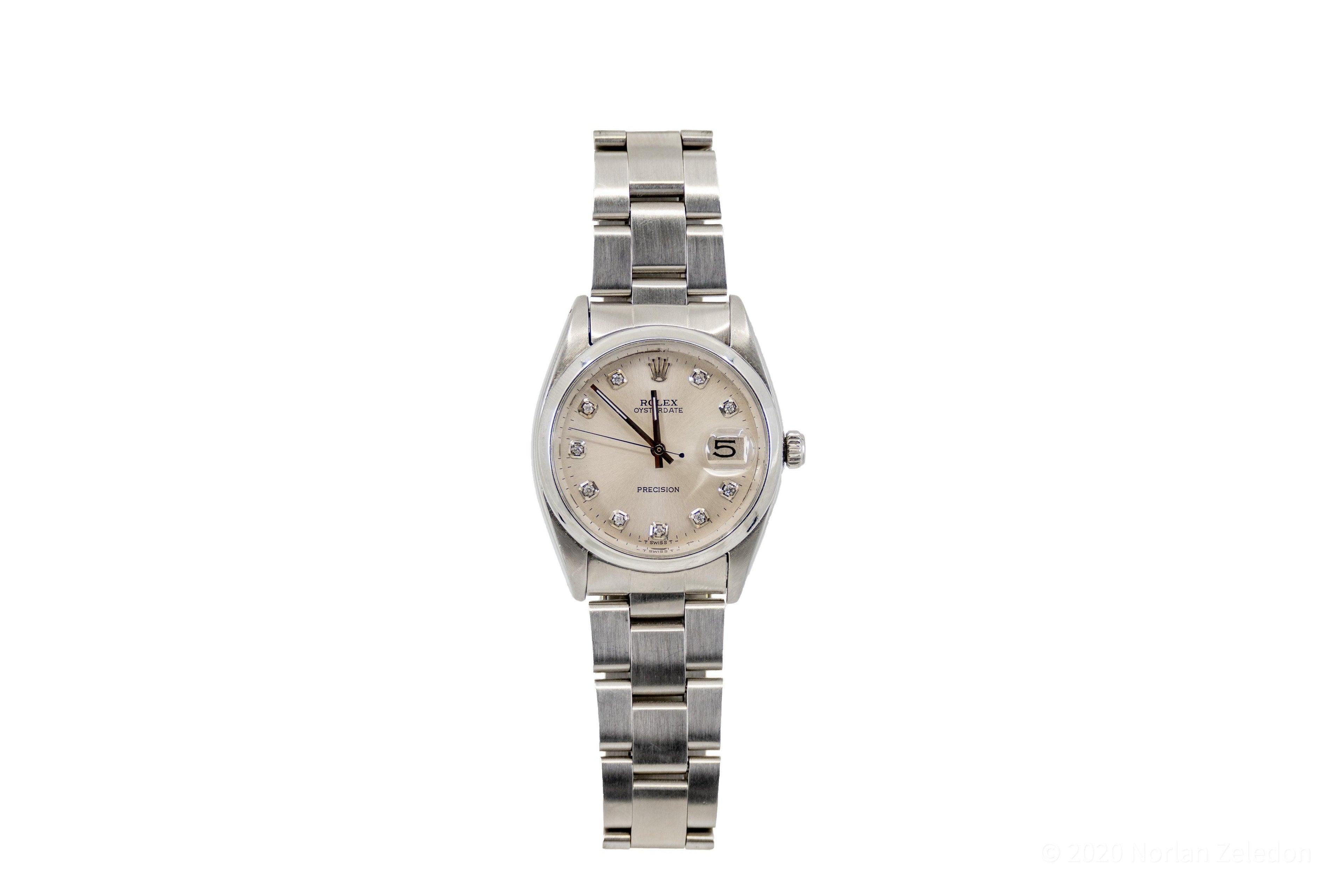 Rolex Precision Oyster Perpetual 40mm Beige Dial - Johnny Dang & Co
