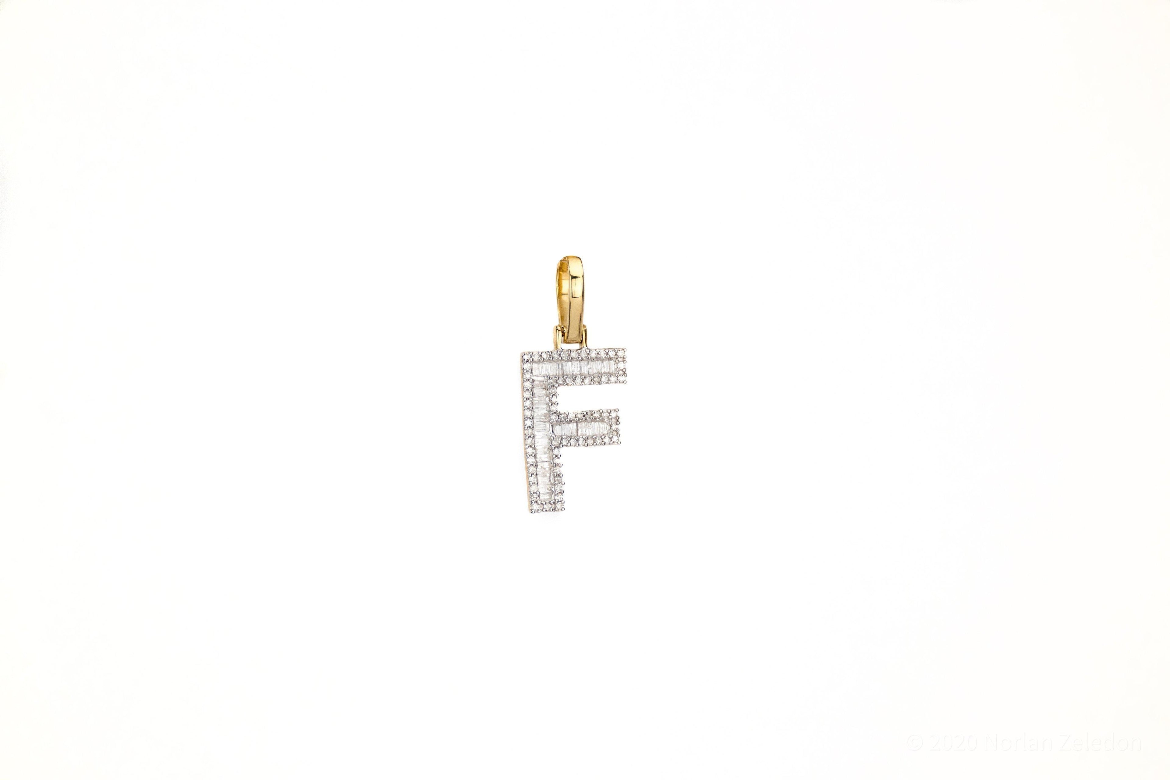 SI Custom Letter Type 1 Pendant - Johnny Dang & Co