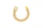 19mm Cuban Yellow Gold Bracelet - Johnny Dang & Co