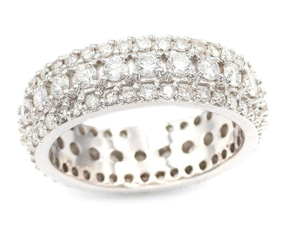 JDTK-RING1114-Triple Row Diamond Ring - Johnny Dang & Co