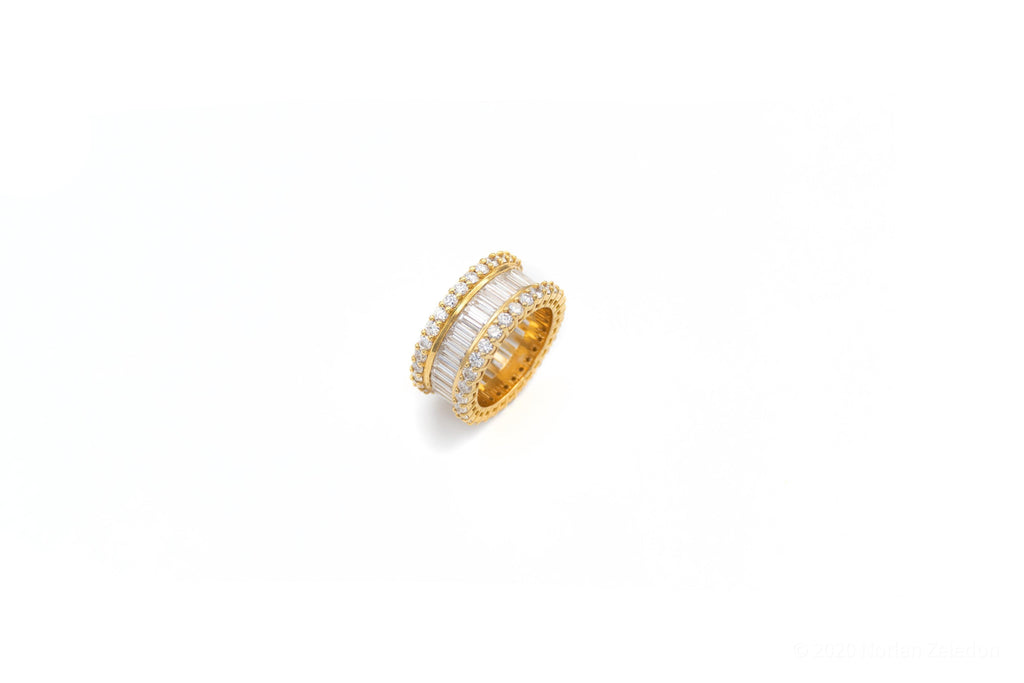 Gold Royal Baguette Ring - Johnny Dang & Co
