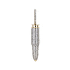 10k Yellow Gold Bullet Case Pendant 1.54ct - Johnny Dang & Co