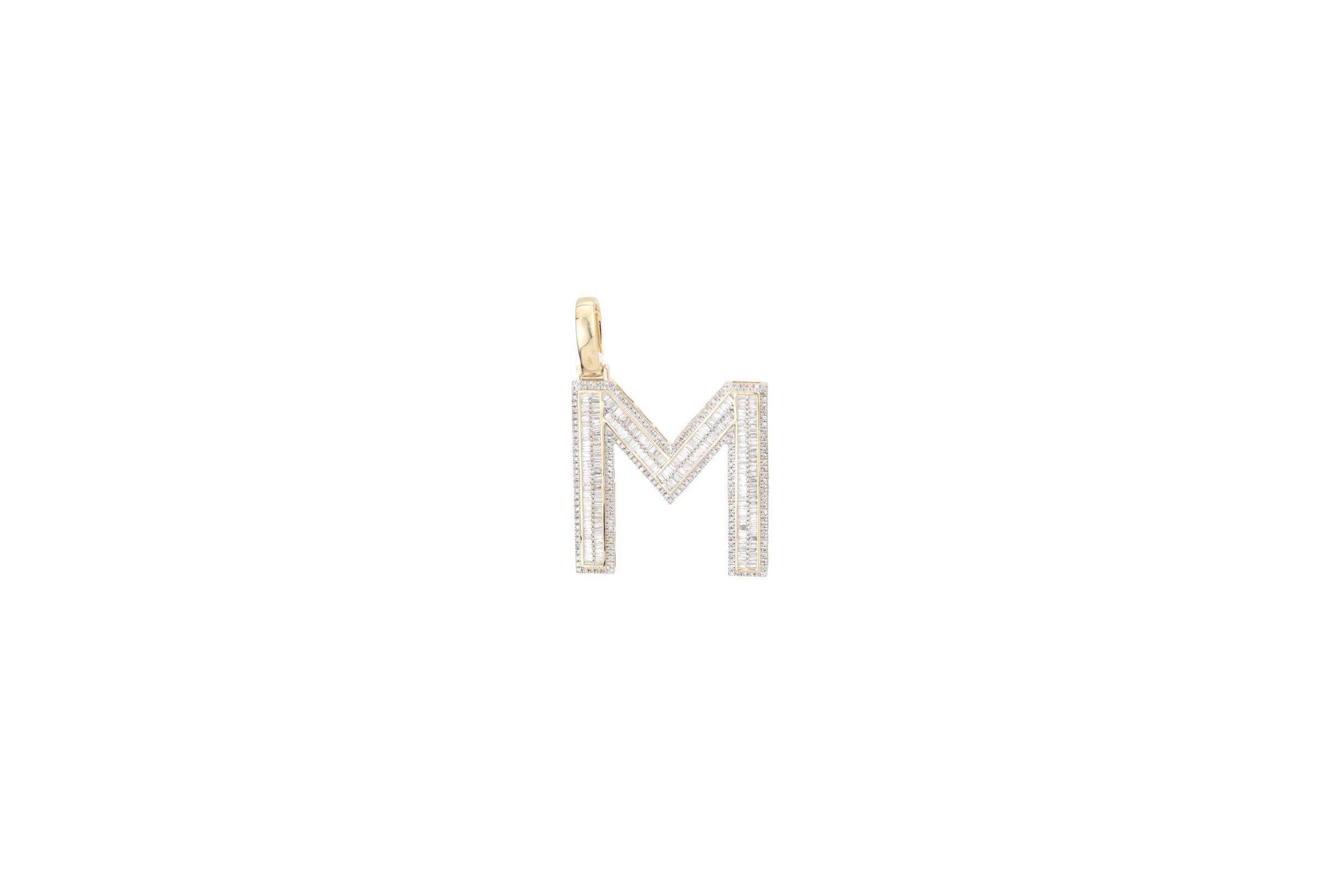 SI Custom Letter Type 10 Pendant - Johnny Dang & Co