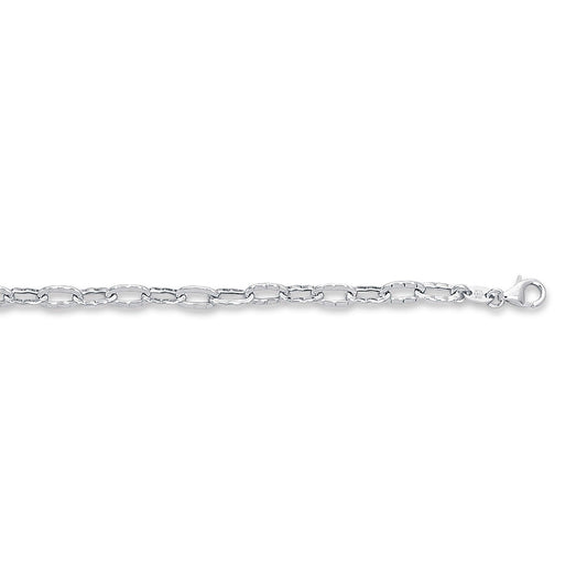 14K Gold Textured Cable Anklet - Johnny Dang & Co
