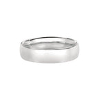 14K White Gold 6mm Wedding Band. Size 6,7,8,9,10,11,12 - Johnny Dang & Co