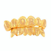 Gold 6 Top And 6 Bottom World Series Grill - Johnny Dang & Co