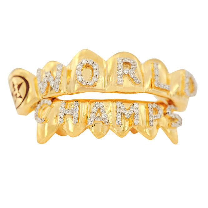 18K CZ WORLD CHAMPS GRILL [WSG2] - Johnny Dang & Co