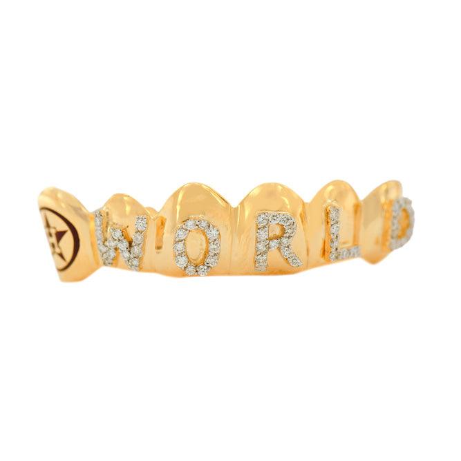 18K CZ WORLD CHAMPS GRILL [WSG2] - Johnny Dang & Co
