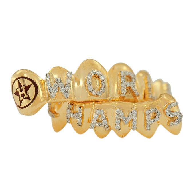 18K CZ WORLD CHAMPS GRILL [WSG2] - Johnny Dang & Co