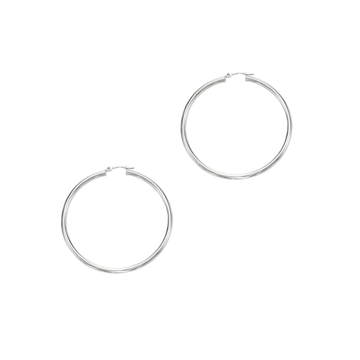 14K Gold 3x50mm Hoops - Johnny Dang & Co